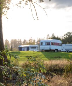 caravanpitch in the pasture